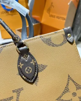 Torebka damska elegancka Louis Vuitton OnTheGo, skora