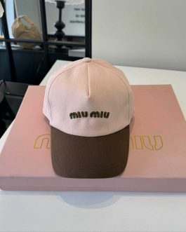 Miu Miu Męska Damska czapka z daszkiem bejsbolówka