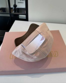 Miu Miu Męska Damska czapka z daszkiem bejsbolówka