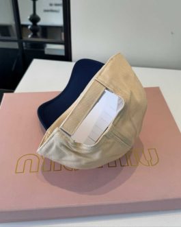 Miu Miu Męska Damska czapka z daszkiem bejsbolówka